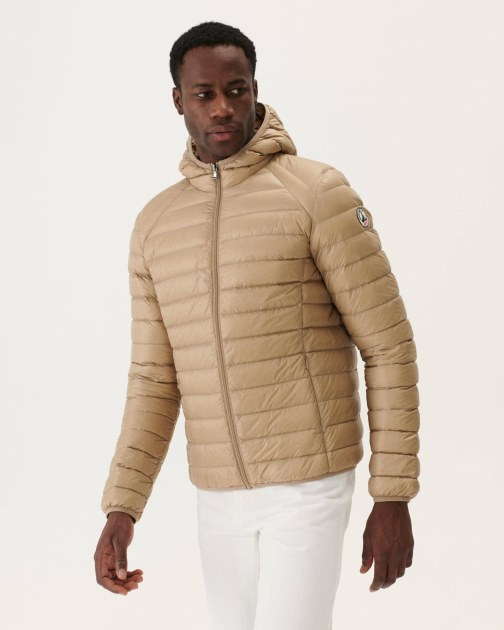 Jott Lichtgewicht Donsjack Met Capuchon Beige Nico