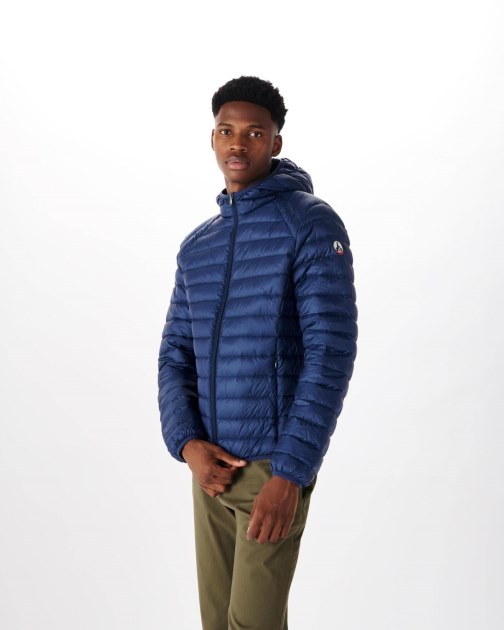 Jott Lichtgewicht Donsjack Met Capuchon Blauw Abysse Nico
